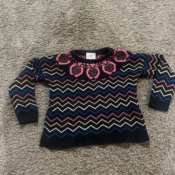 Hanna Andersson Other - Hanna Andersson Girls 100% Cotton Multi Colored Owl Sweater
